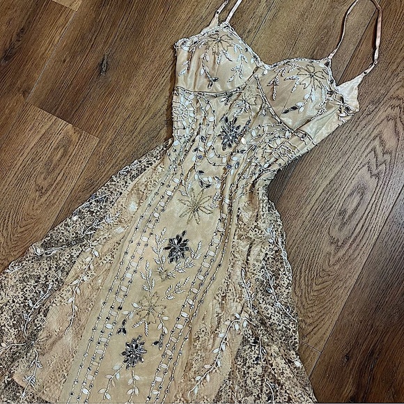 Sue Wong Dresses & Skirts - Vintage Y2K Beaded Dress Vintage Sue Wong Dress Vintage Lace Fairy Prom Wedding